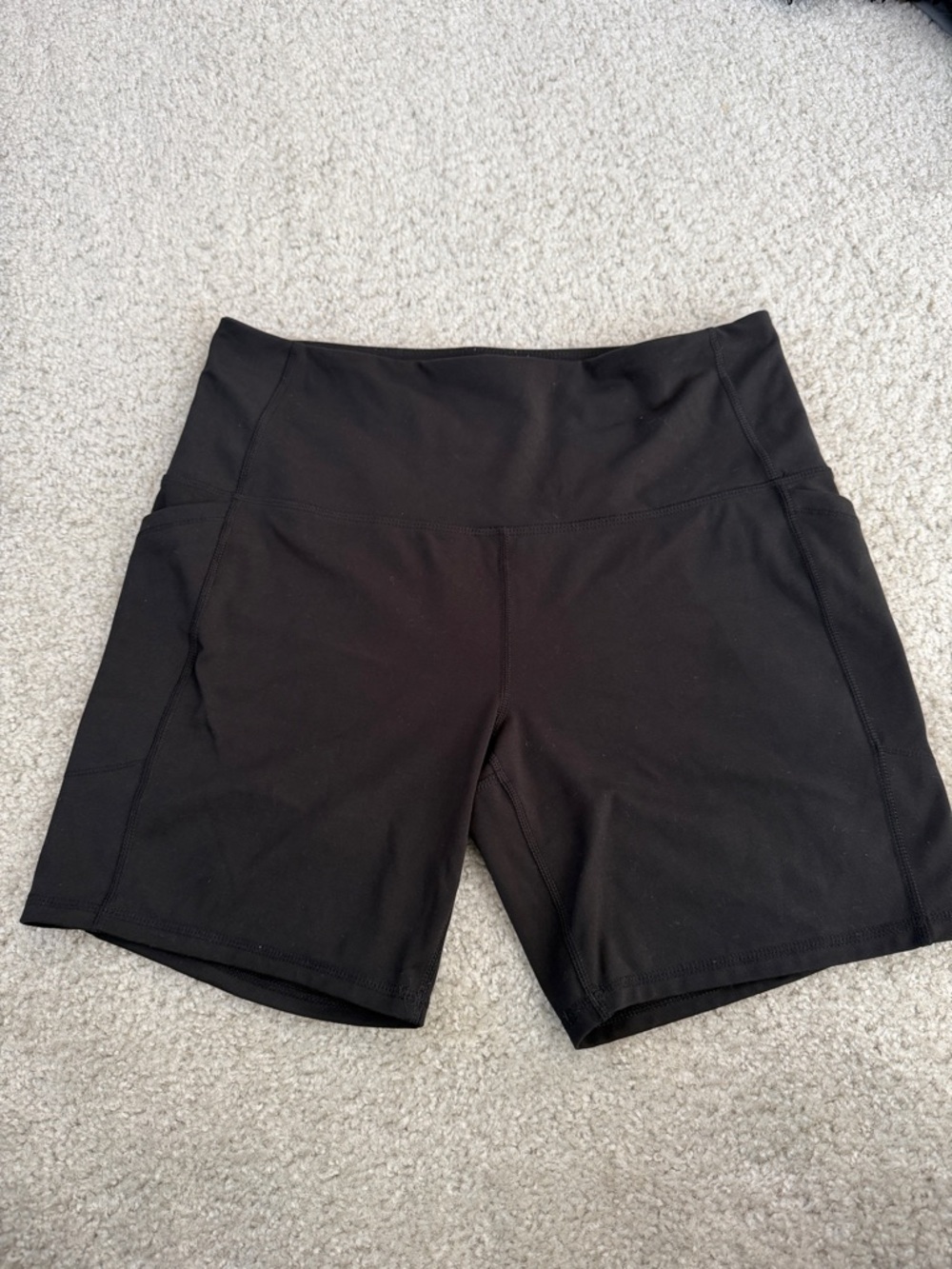 DSG Black High-Rise Bike Shorts